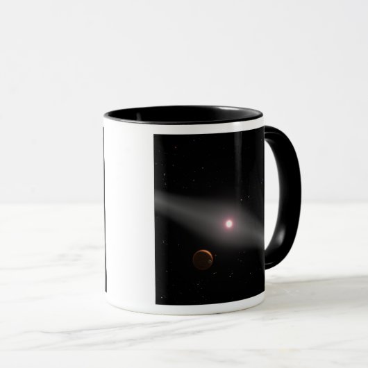 Het uitzicht uit de omgeving mok (Voorkant rechts)