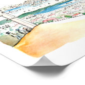 Het Uitzicht uit Fremont, Californië Poster (Hoek)