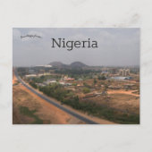 Het Uitzicht van Abuja Nigeria Briefkaart (Voorkant)