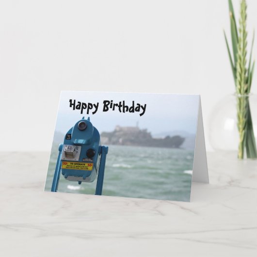 Het Uitzicht van Alcatraz Kaart (Voorkant)