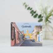Het Uitzicht van Antigua Guatemala Briefkaart (Staand voorkant)