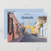 Het Uitzicht van Antigua Guatemala Briefkaart (Voorkant / Achterkant)