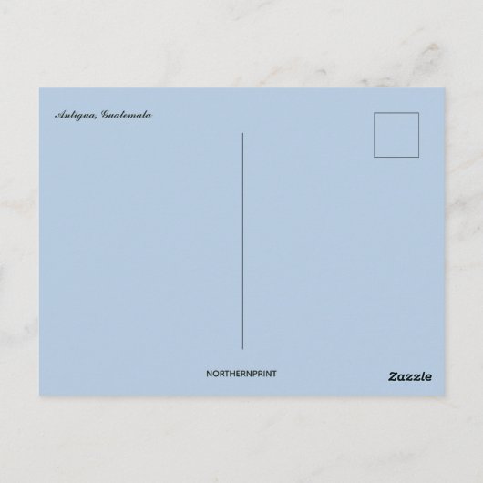 Het Uitzicht van Antigua Guatemala Briefkaart (Achterkant)
