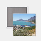 Het uitzicht van Chapman's Peak, Kaapstad Magneet (Voorkant / Achterkant)