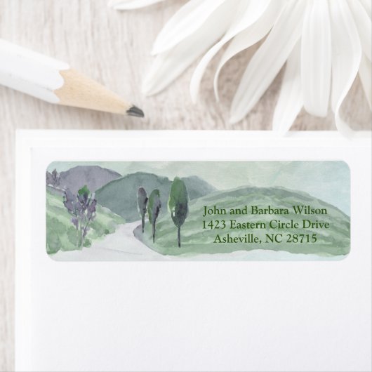 Het Uitzicht van de berg als Etiketten van het Adr (Insitu)