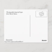 Het Uitzicht van de Berg van Capri Briefkaart (Achterkant)