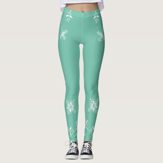 Het Uitzicht van de bergen Leggings (Voorkant)