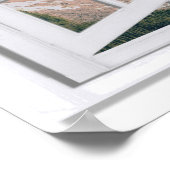 Het Uitzicht van de bergtoppen Fake Venster Poster (Hoek)