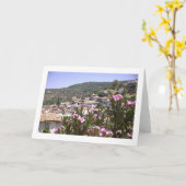 Het uitzicht van de bloem kaart (Gele Bloem)