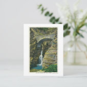 Het Uitzicht van de Brug van de ingang Cascade en  Briefkaart (Staand voorkant)