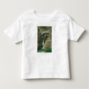 Het Uitzicht van de Brug van de ingang Cascade en  Kinder Shirts