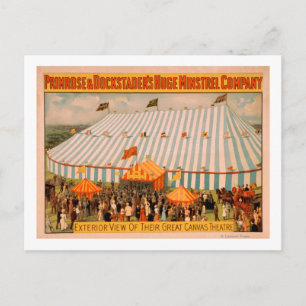 Het Uitzicht van de buitenwereld van de mainstrel  Briefkaart