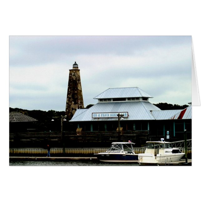 Het Uitzicht van de haven van Bald Head (Voorkant Horizontaal)