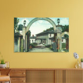 Het Uitzicht van de ingang aan Ft. Mason die gener Canvas Afdruk (Insitu (Woonkamer))