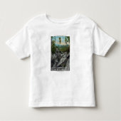 Het Uitzicht van de ingang van een Oude Glaciale G Kinder Shirts (Voorkant)