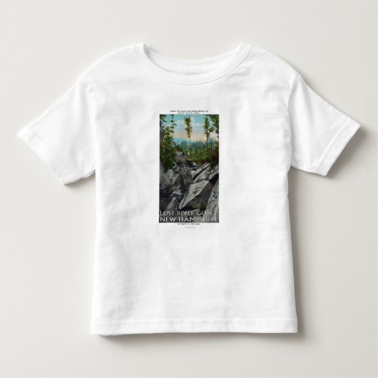 Het Uitzicht van de ingang van een Oude Glaciale G Kinder Shirts (Voorkant)