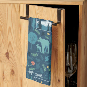 Het Uitzicht van de keukendoek van Alaskan Windows Theedoek