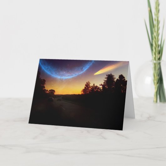 Het uitzicht van de Melkweg Kaart (Voorkant)