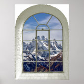 Het Uitzicht van de Peaks van de berg Kromme - het Poster (Voorkant)