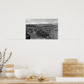 Het Uitzicht van de stad Oregon, dat op 2de naar h Poster (Keuken)