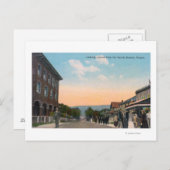 Het Uitzicht van de stad van BeachSeaside, OF Briefkaart (Voorkant / Achterkant)