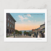 Het Uitzicht van de stad van BeachSeaside, OF Briefkaart (Voorkant)