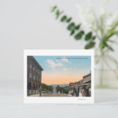 Het Uitzicht van de stad van BeachSeaside, OF Briefkaart (Staand voorkant)