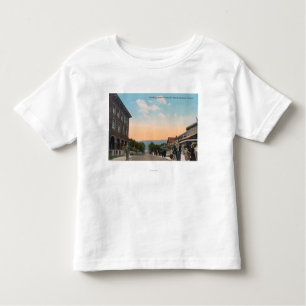 Het Uitzicht van de stad van BeachSeaside, OF Kinder Shirts