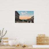 Het Uitzicht van de stad van BeachSeaside, OF Poster (Keuken)