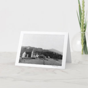 Het Uitzicht van de stad van Seldovia, de Foto van Kaart