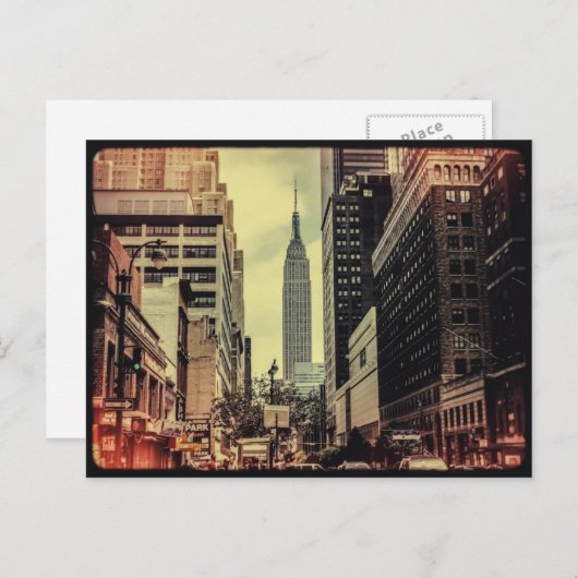 Het Uitzicht van de Straat van het imperium Briefkaart (Voorkant / Achterkant)