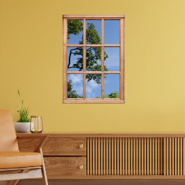 Het Uitzicht van de Tak van de boom van een Verlic Poster