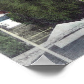 Het Uitzicht van de Topo van CitySanta Paula, CA o Poster (Hoek)