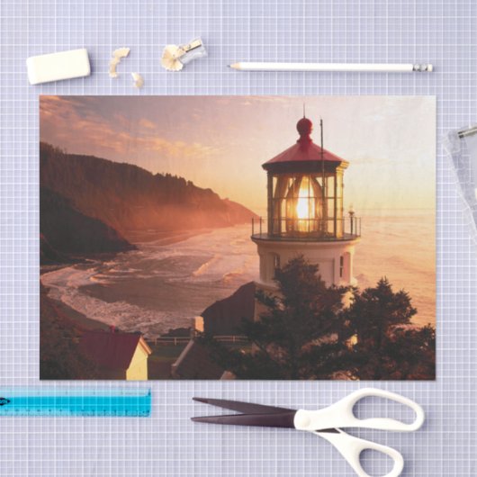 Het Uitzicht van de vuurtoren Tissuepapier (Craft)
