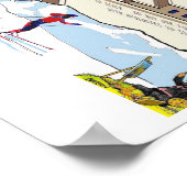 Het Uitzicht van de wereld van Taoseño Poster (Hoek)