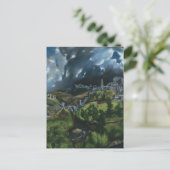 Het Uitzicht van El Greco van Toledo Briefkaart (Staand voorkant)