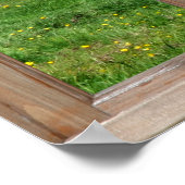 Het Uitzicht van het Beemvenster van Alps van een Poster (Hoek)