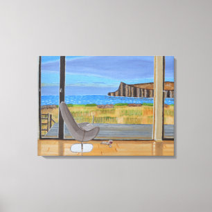 Het Uitzicht van het Venster canvas kunst