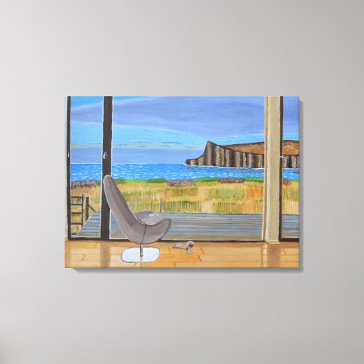 Het Uitzicht van het Venster canvas kunst (Voorkant)