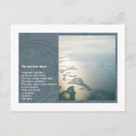 Het uitzicht van hierboven briefkaart