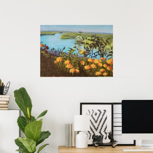 Het Uitzicht van Lover's Leap Poster (Thuiskantoor)