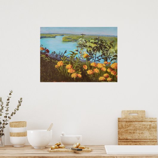 Het Uitzicht van Lover's Leap Poster (Keuken)