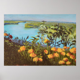 Het Uitzicht van Lover's Leap Poster