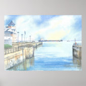 Het uitzicht van Portishead Marina Poster (Voorkant)