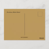 Het Uitzicht van Providence Rhode Island Briefkaart (Achterkant)