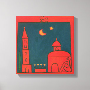 Het Uitzicht van Santo Spirito 2002 Canvas Afdruk