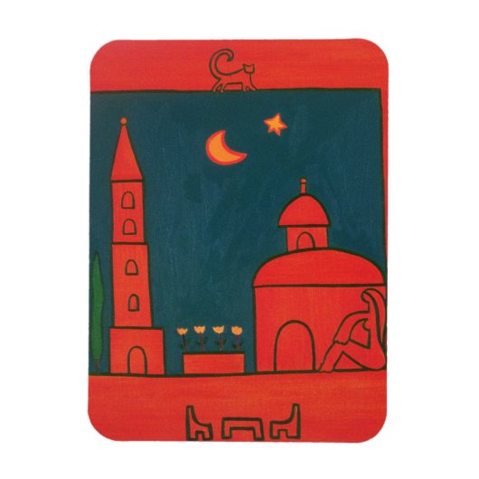 Het Uitzicht van Santo Spirito 2002 Magneet (Verticaal)