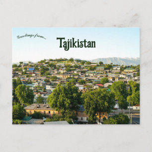Het Uitzicht van Tadzjikistan Briefkaart