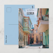 Het Uitzicht van Tbilisi Georgië Briefkaart (Voorkant / Achterkant)