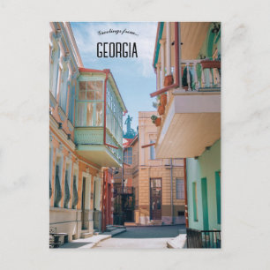 Het Uitzicht van Tbilisi Georgië Briefkaart